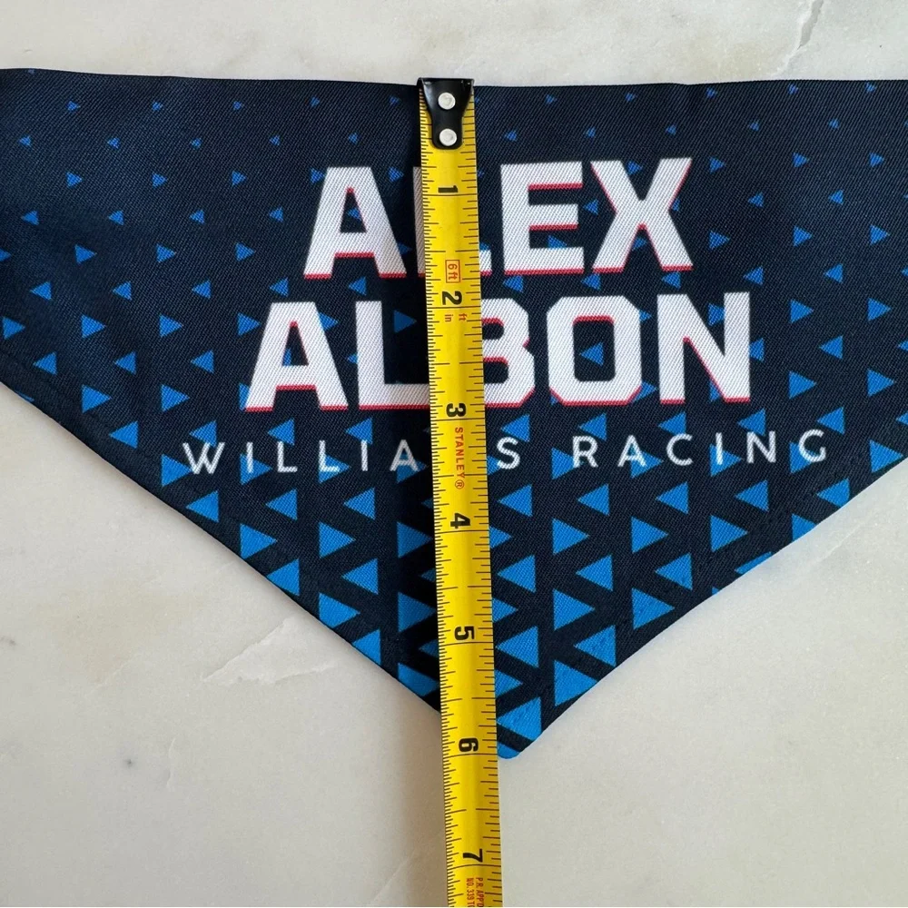 Alex Albon Dog Bandana size Large Formula 1 Dog Collar